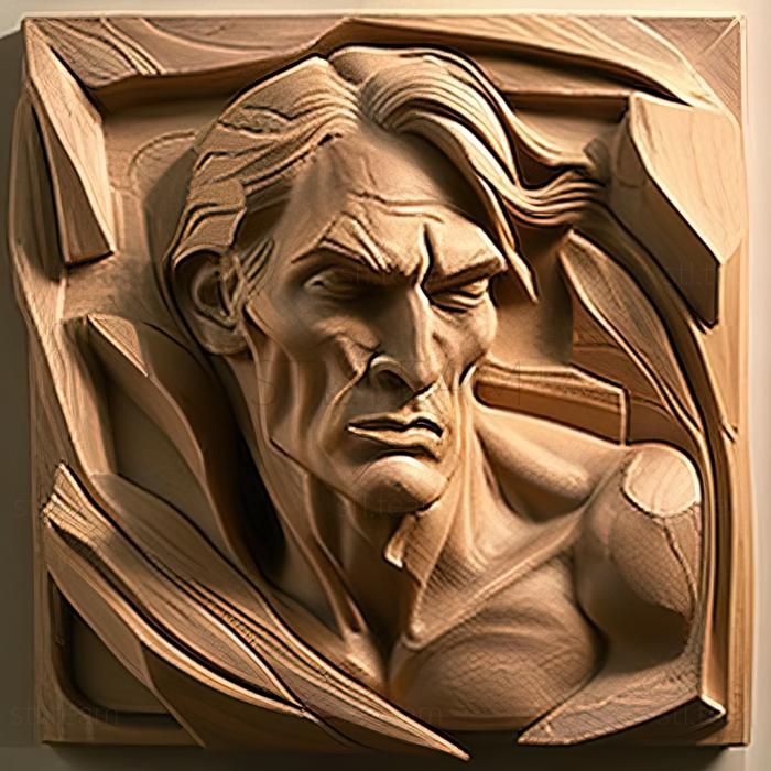 3D model Willem de Kooning American artist (STL)